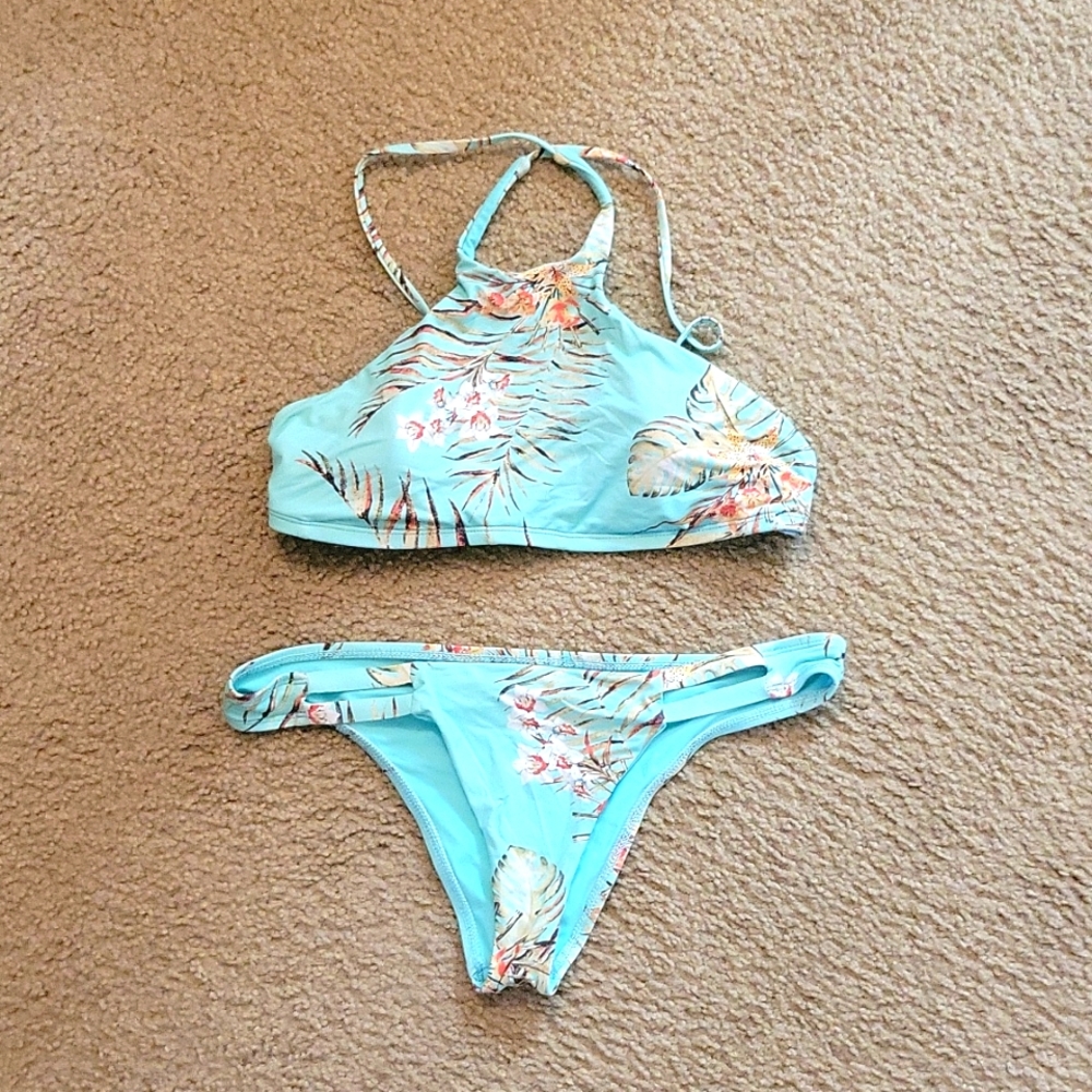 Light aqua colored bikini